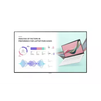 LG 98UH5J-H Signage Display digitaal signage flatscreen 2,49 m (98 inch) LCD Wi-Fi 500 cd/m² 4K Ultra HD zwart WebOS 24/7
