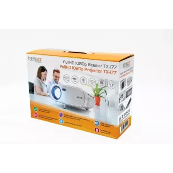 Projector Technaxx TX-177 15000 ANSI lumen LCD 1080p wit