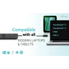 i-tec USB-C HDMI Dual DP dockingstation met Power Delivery 100 W + universele oplader 100 W