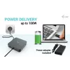 i-tec USB-C HDMI Dual DP dockingstation met Power Delivery 100 W + universele oplader 100 W