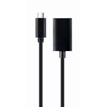 GEMBIRD USB Type-C-naar-DisplayPort-adapterkabel, 4K, 15 cm, zwart