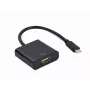 GEMBIRD USB Type-C naar HDMI adapterkabel, 4K@60Hz, 15cm, zwart