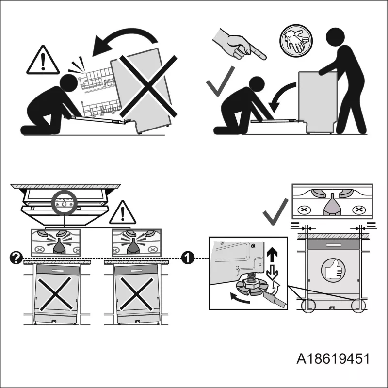 Inbouwvaatwasser Electrolux EEA17200L — 13 couverts, 49 dB, volledige maat 60 cm