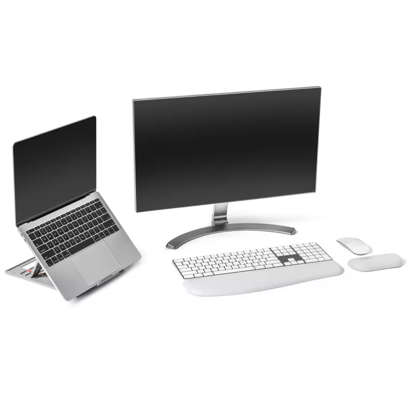 Kensington SmartFit Easy Riser Go – verstelbare, ergonomische laptop-riser en koelstandaard voor laptops tot 14 inch