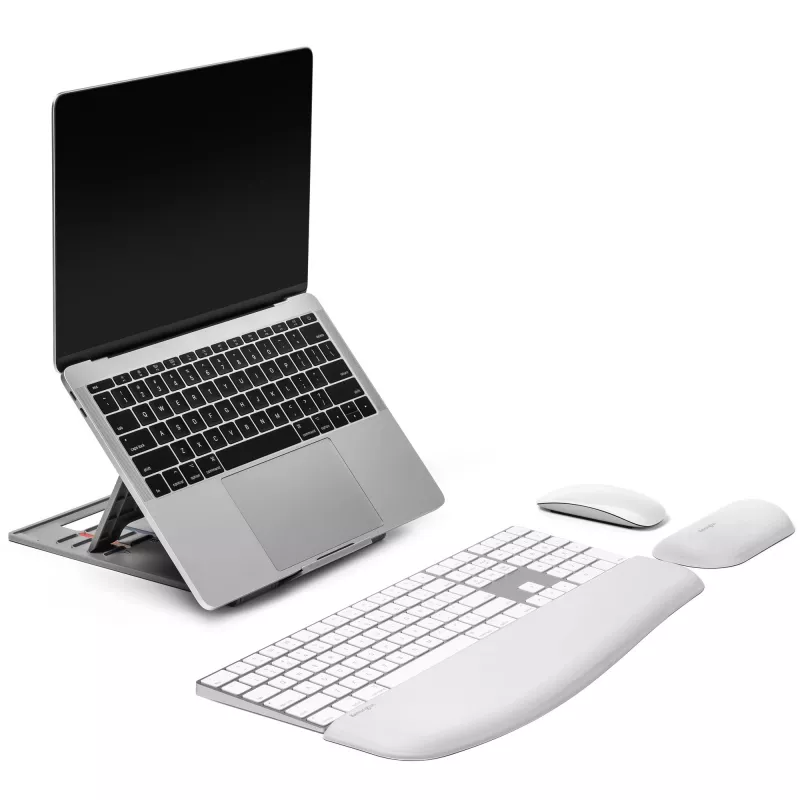 Kensington SmartFit Easy Riser Go – verstelbare, ergonomische laptop-riser en koelstandaard voor laptops tot 14 inch