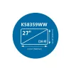 Kensington MagPro magnetisch privacyfilter voor monitors 27 inch (16:9)