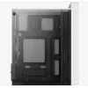 PC-behuizing AEROCOOL PGS CS-109-G-WT-v1 mini tower SPCC wit — microATX, tot 26 cm GPU, FRGB, mesh-front