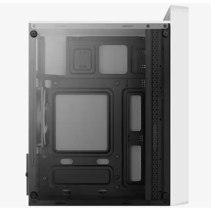 PC-behuizing AEROCOOL PGS CS-109-G-WT-v1 mini tower SPCC wit — microATX, tot 26 cm GPU, FRGB, mesh-front