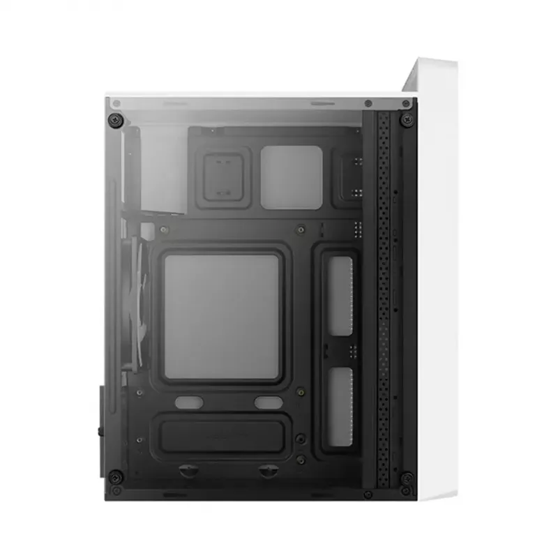PC-behuizing AEROCOOL PGS CS-109-G-WT-v1 mini tower SPCC wit — microATX, tot 26 cm GPU, FRGB, mesh-front