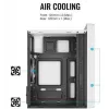 PC-behuizing AEROCOOL PGS CS-109-G-WT-v1 mini tower SPCC wit — microATX, tot 26 cm GPU, FRGB, mesh-front