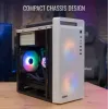 PC-behuizing AEROCOOL PGS CS-109-G-WT-v1 mini tower SPCC wit — microATX, tot 26 cm GPU, FRGB, mesh-front