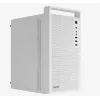 PC-behuizing AEROCOOL PGS CS-109-G-WT-v1 mini tower SPCC wit — microATX, tot 26 cm GPU, FRGB, mesh-front