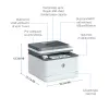 HP LaserJet Pro MFP 3102fdn printer, laser, monochroom, 1200 x 1200 DPI, A4, direct printen, wit