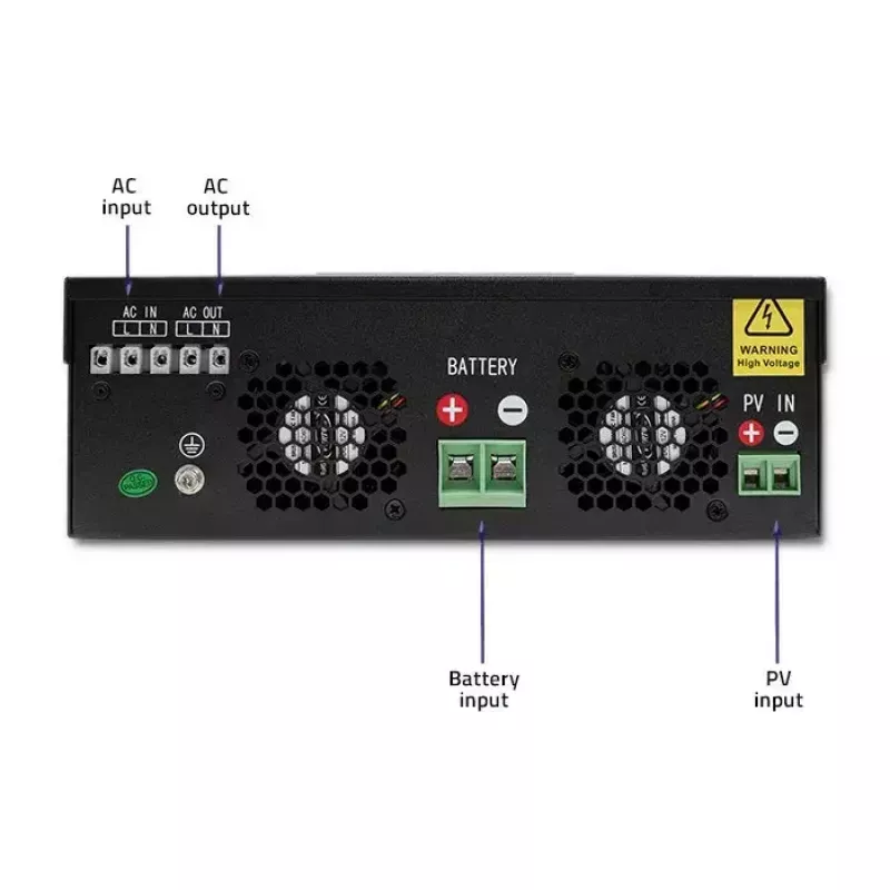 Hybride off-grid zonne-omvormer QOLTEC 3KVA 2,4kW 80A