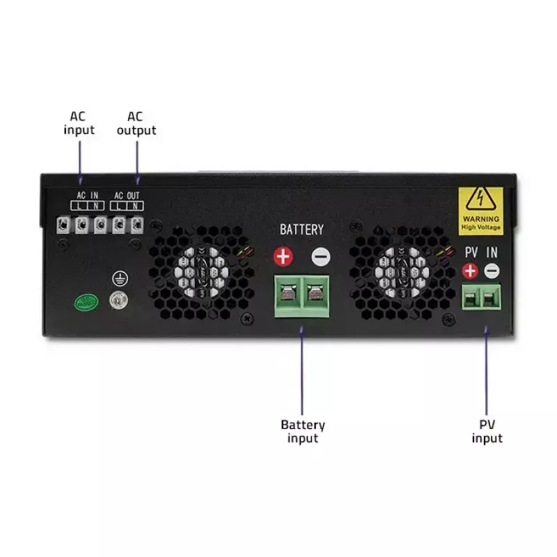 Hybride off-grid zonne-omvormer QOLTEC 3KVA 2,4kW 80A
