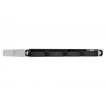 QNAP TS-h987XU-RP NAS rack (1U) Intel Xeon E E-2334 16 GB DDR4 QuTS hero Black, zilver