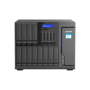 QNAP TS-1655 NAS tower Intel Atom® C5125 8 GB DDR4 0 TB QNAP Turbo System zwart