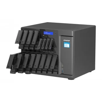 QNAP TS-1655 NAS tower Intel Atom® C5125 8 GB DDR4 0 TB QNAP Turbo System zwart