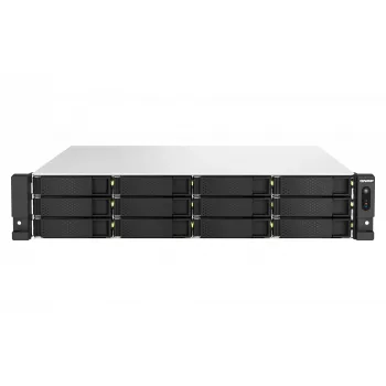 QNAP TS-H1887XU-RP NAS rack (2U) Intel Xeon E E-2336 32 GB DDR4 0 TB QuTS hero Black, wit