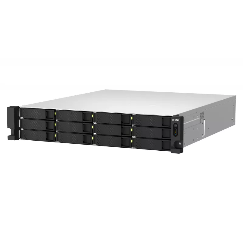 QNAP TS-H1887XU-RP NAS rack (2U) Intel Xeon E E-2336 32 GB DDR4 0 TB QuTS hero Black, wit