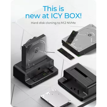 ICY BOX IB-2914MSCL-C31 USB 3.2 Gen 2 (3.1 Gen 2) Type-C zwart
