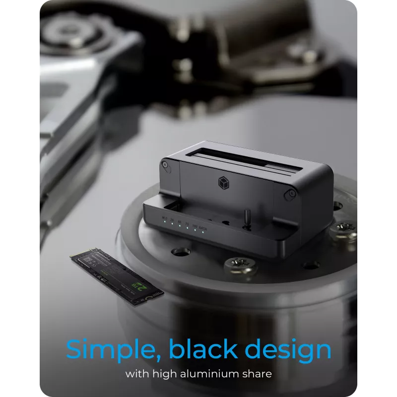 ICY BOX IB-2914MSCL-C31 USB 3.2 Gen 2 (3.1 Gen 2) Type-C zwart