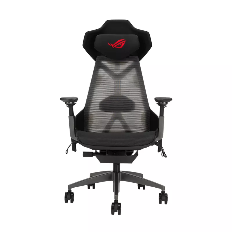 Mesh-zitting ASUS ROG Destrier Ergo mesh rugleuning zwart 720mm 840mm 134cm