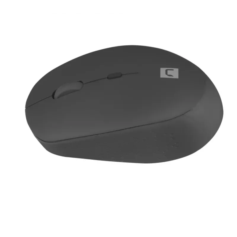 Draadloze Bluetooth optische muis NATEC Harrier 2, rechtshandig, 1600 DPI, Bluetooth 5.1, zwart