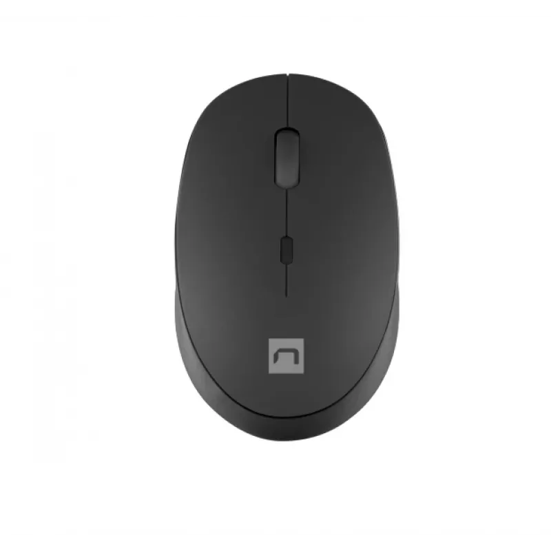 Draadloze Bluetooth optische muis NATEC Harrier 2, rechtshandig, 1600 DPI, Bluetooth 5.1, zwart