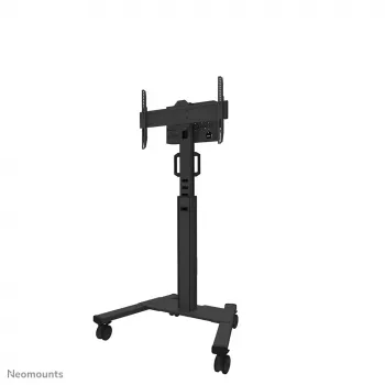 Neomounts FL50S-825BL1 tv-rolwagen 37-75 inch - TÜV, zwart, vaste vloerstandaard, staal, 70 kg, 94 cm (37 inch), 190,5 cm (75 inch)