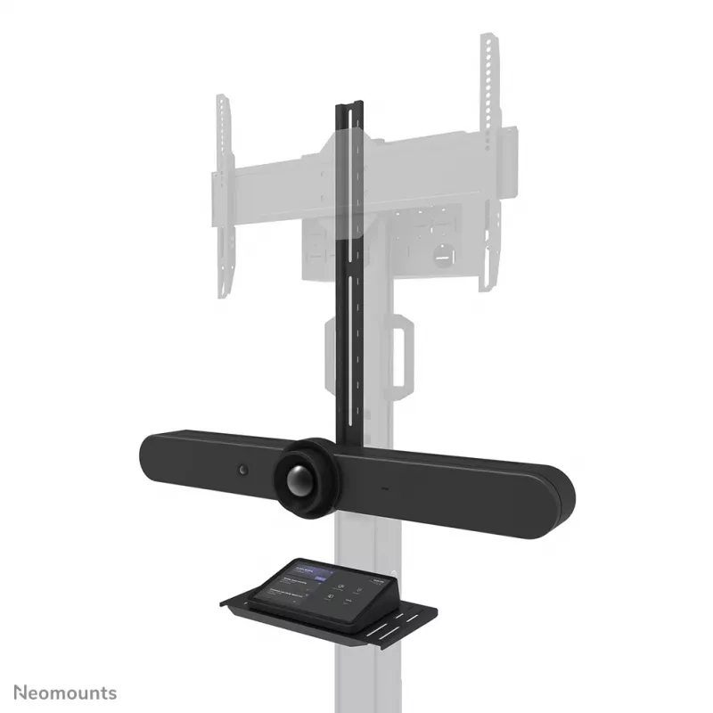 Neomounts Select AFLS-825BL1 video- en multimediakit (cameraplank, AV-plank, Logitech Rally Bar (Mini)-adapter) voor FL50S-825BL1, max. 9 kg, staal, zwart