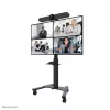 Neomounts Select AFLS-825BL1 video- en multimediakit (cameraplank, AV-plank, Logitech Rally Bar (Mini)-adapter) voor FL50S-825BL1, max. 9 kg, staal, zwart