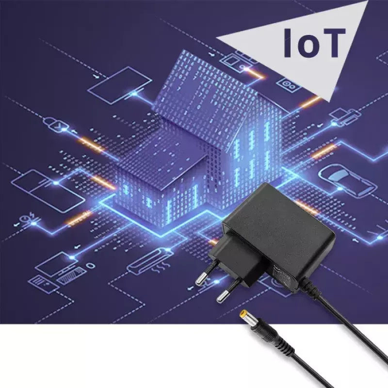 Qoltec 51021 stekkervoeding 5 W, 5 V, 1 A, 5,5x2,5 mm