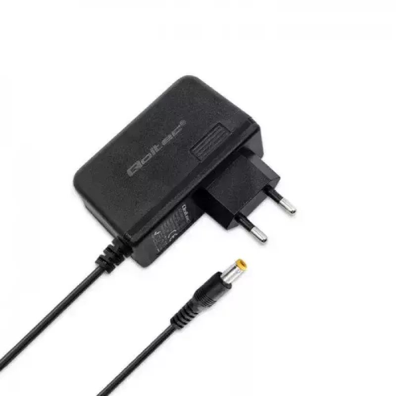Indoor-voeding Qoltec 51028 18W zwart 220-240V