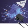 Indoor-voeding Qoltec 51028 18W zwart 220-240V