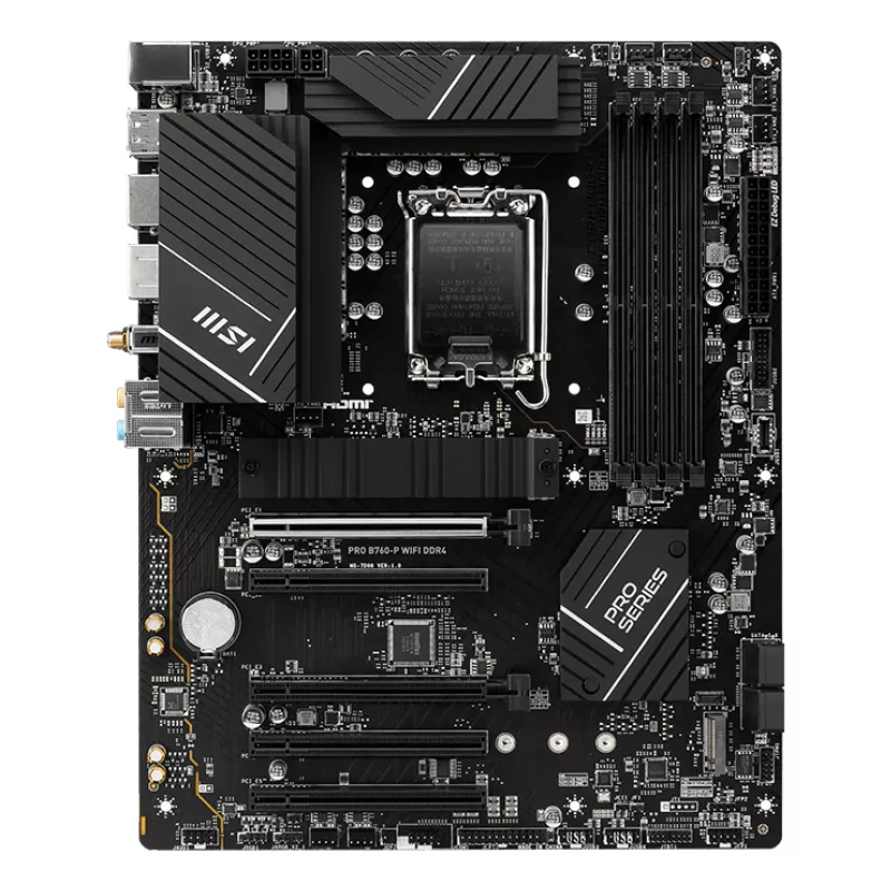MSI PRO B760-P WIFI DDR4 moederbord LGA 1700 ATX