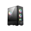 PC-behuizing MSI MAG FORGE 112R midi-tower zwart met gehard glas, 3x120mm frontventilatoren, ATX/Micro-ATX/Mini-ITX ondersteuning
