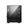 PC-behuizing MSI MAG FORGE 112R midi-tower zwart met gehard glas, 3x120mm frontventilatoren, ATX/Micro-ATX/Mini-ITX ondersteuning