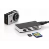 DIGITUS USB 3.0 kaartlezer, ondersteunt MS/SD/SDHC/MiniSD/M2/CF/MD/SDXC-kaarten, 1M USB-A aansluitkabel
