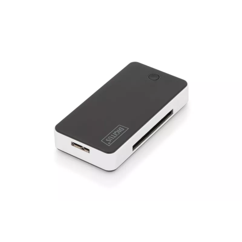 DIGITUS USB 3.0 kaartlezer, ondersteunt MS/SD/SDHC/MiniSD/M2/CF/MD/SDXC-kaarten, 1M USB-A aansluitkabel