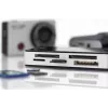 DIGITUS USB 3.0 kaartlezer, ondersteunt MS/SD/SDHC/MiniSD/M2/CF/MD/SDXC-kaarten, 1M USB-A aansluitkabel