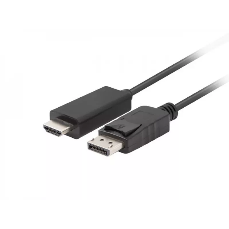 LANBERG kabeladapter DisplayPort HDMI zwart