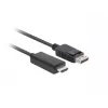 LANBERG DisplayPort(m) V1.1 -> HDMI(m) kabel 1,8 m zwart