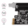 Axagon PCEA-P1N PCIe - 1x parallelle poort adapter met SP & LP, PCIe, parallel, female, full-height / low-profile, PCIe 2.0, China