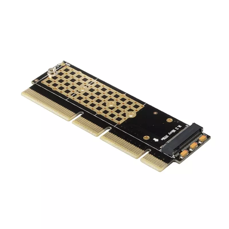 Axagon PCEM2-1U PCIe x16/x8/x4 - M.2 NVMe M-Key-slot adapter 1U