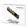 Axagon PCEM2-1U PCIe x16/x8/x4 - M.2 NVMe M-Key-slot adapter 1U