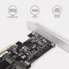Axagon PCES-SA4M2 PCIe controller 2x interne SATA 6G poort + M.2 B-Key interfacekaarten/adapters M.2, SATA