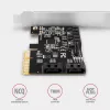 Axagon PCES-SA4X4 PCIe-controller - 4x interne SATA 6G poort, ASM1164, SP & LP