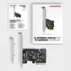 Axagon PCES-SA4X4 PCIe-controller - 4x interne SATA 6G poort, ASM1164, SP & LP