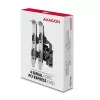 Axagon PCEA-S4N PCIe - 4x seriële poort 250 kbps adapter met SP en LP beugel